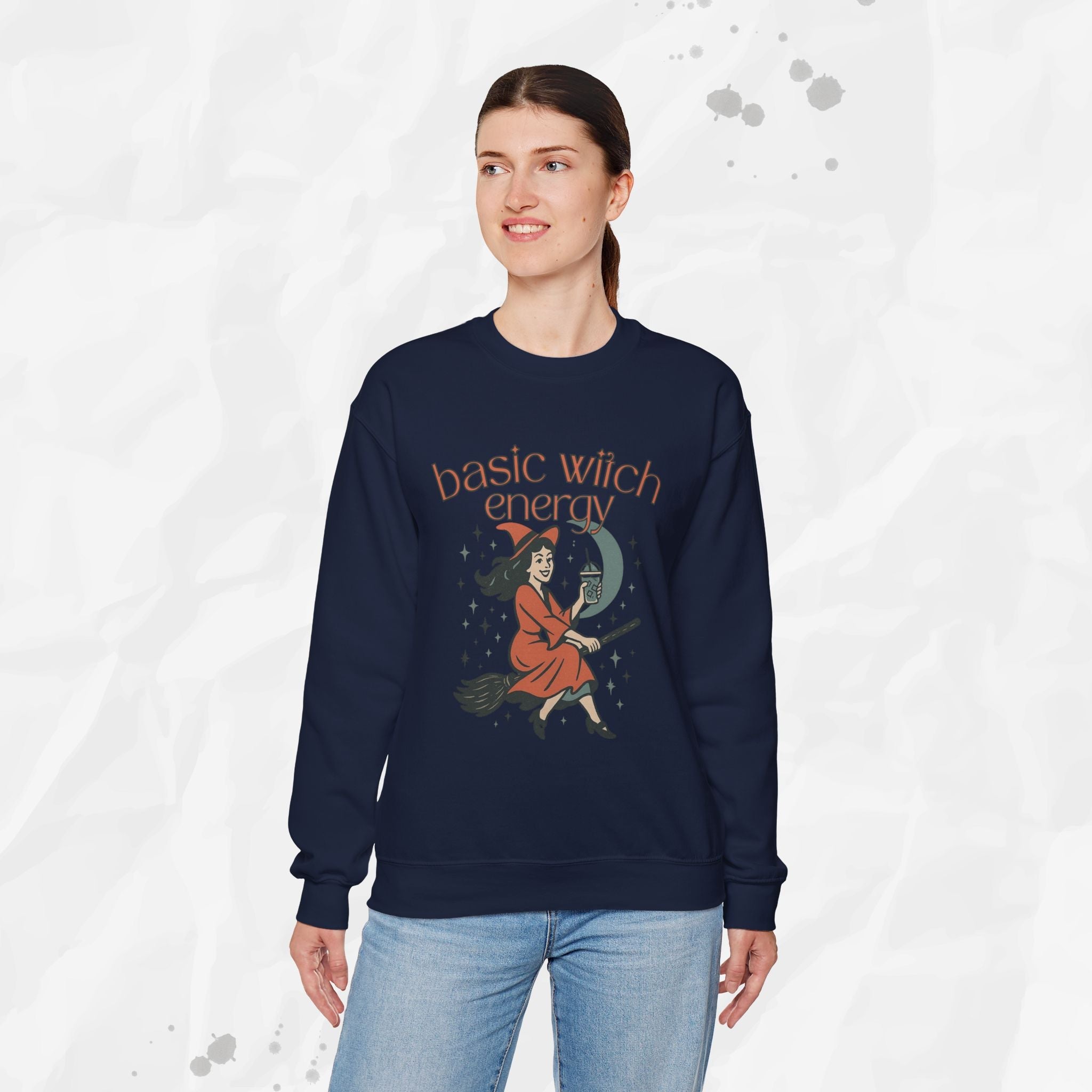 Basic Witch Energy - Crewneck Sweatshirt