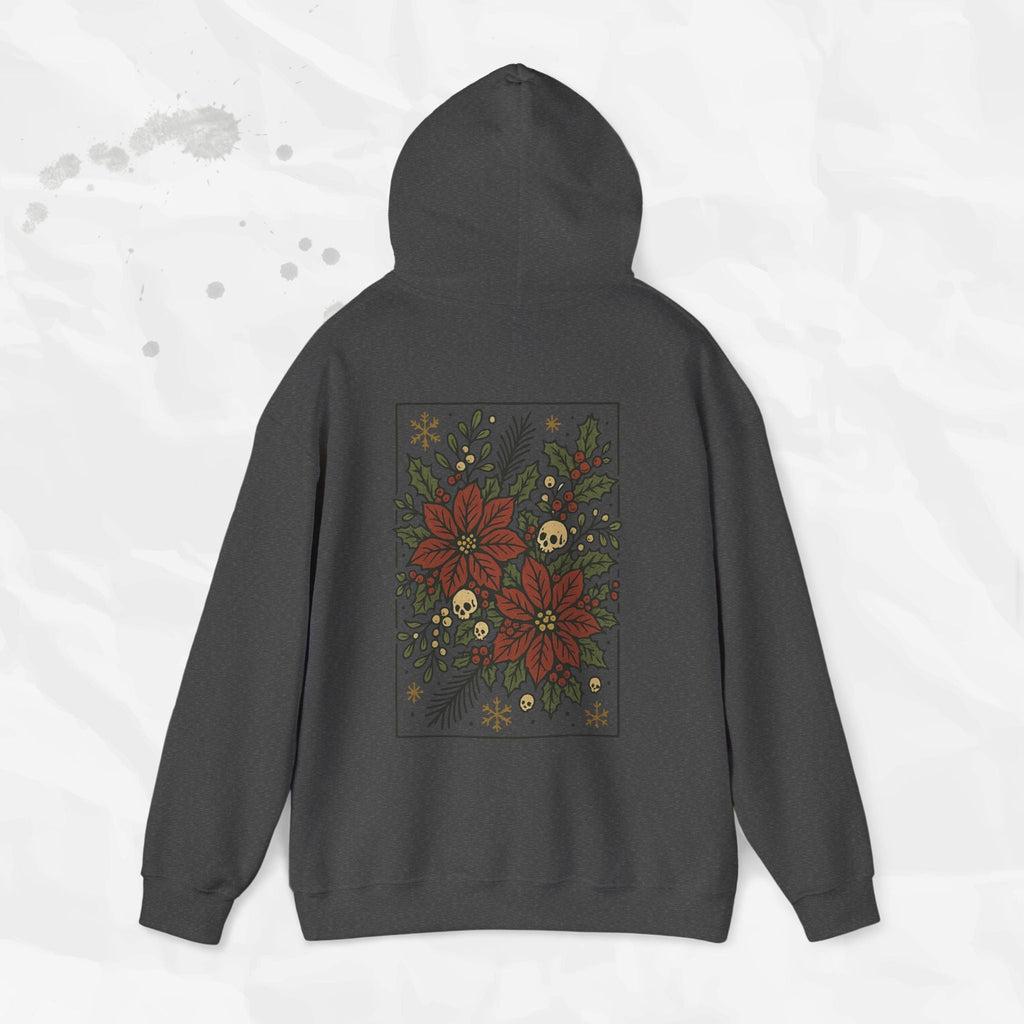 Skull Poinsettias – Hoodie