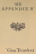 See Appendix B, by Gina Twardosz