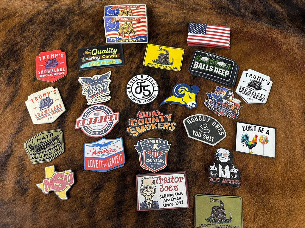 Custom Full Color Hat Patches - Durable, Customizable Full Color Designs